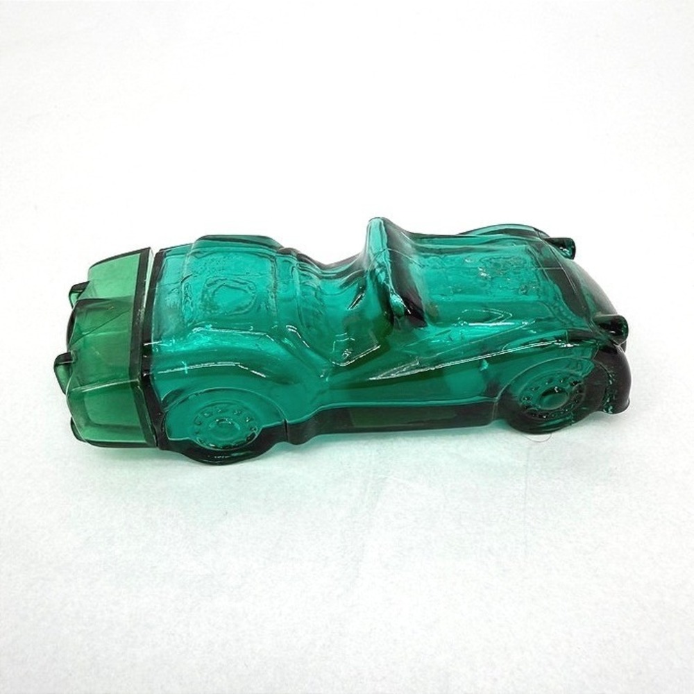 Avon Wild Country After Shave Green Glass Car BOTTLE ONLY VTG Decor